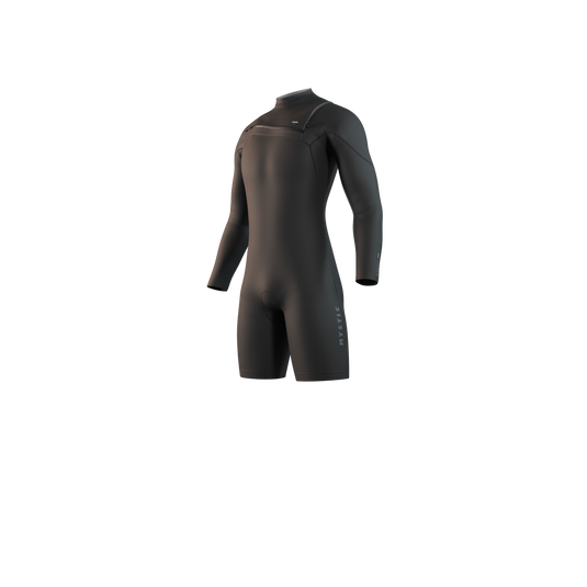 Motion Longarm Shorty 3/2mm Fzip - Black - 2026