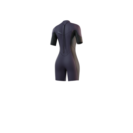 Brand Shorty 3/2mm BackZip Flatlock Women - Deep Purple - 2026