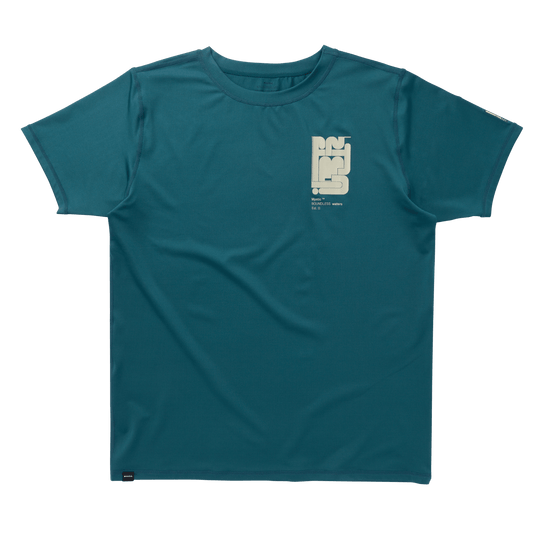 Boarding S/S Rashvest - Teal - 2026