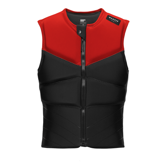 Block Impact Vest FrontZip - Red - 2026