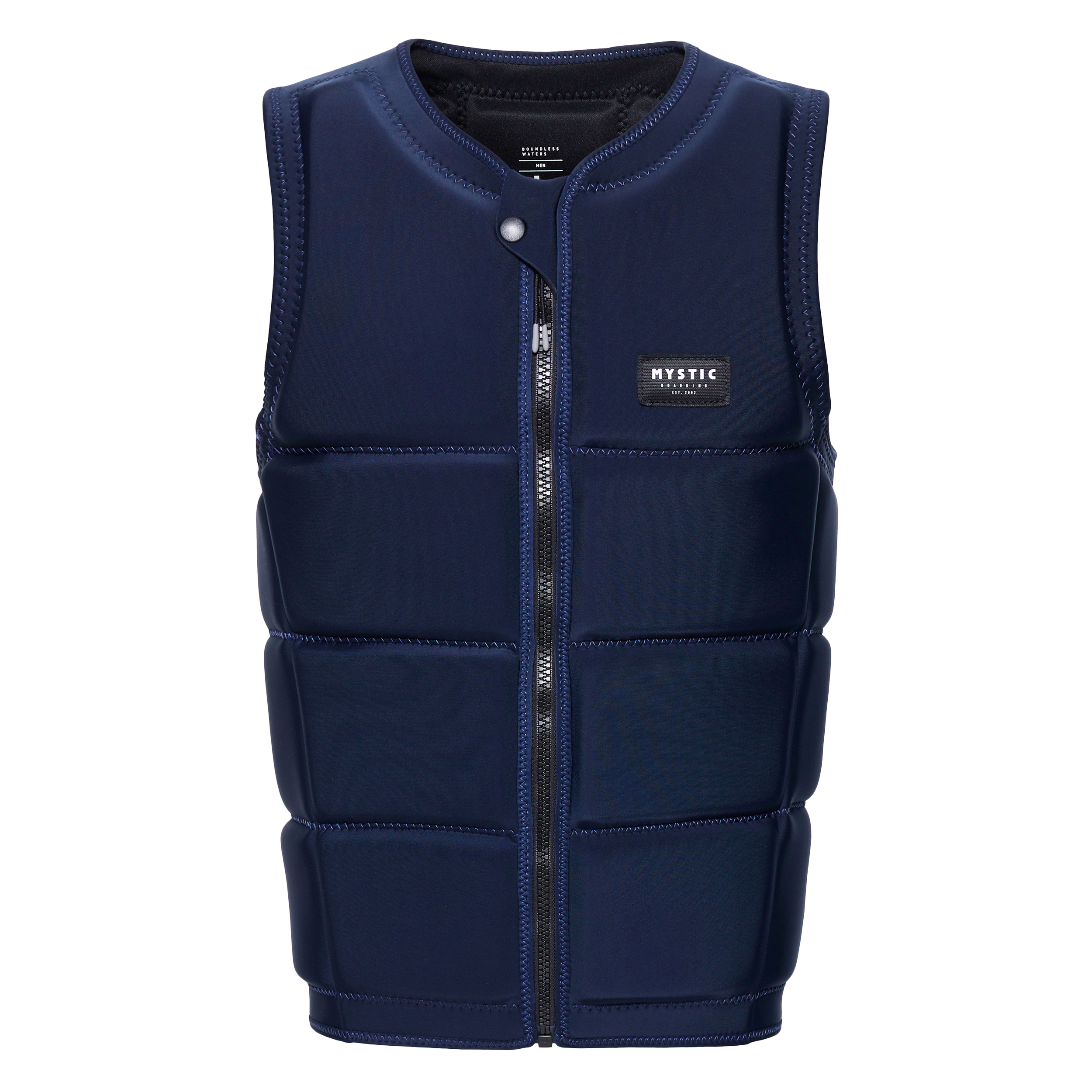 Mystic - Star Impact Vest Fzip Wake CE - Navy - 2026 – Watersports