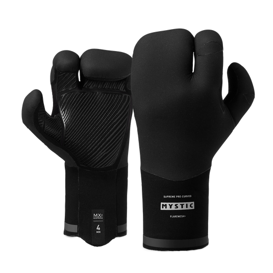 Supreme Glove 4mm Lobster Precurved - WIND - Black - 2026