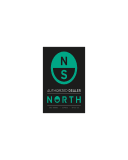 North Dealer Sticker set of 2