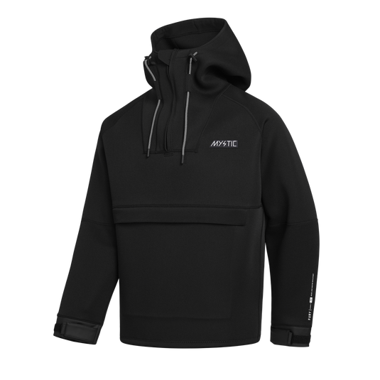 Fury Neoprene Hoodie 3/2mm - Black - 2026