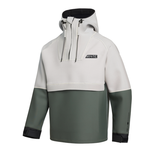 Fury Neoprene Hoodie 3/2mm - Green - 2026
