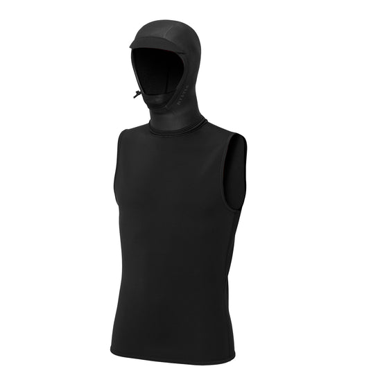 Neoprene Top w/Hood 3/2mm - Black - 2026