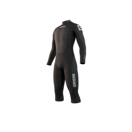 Brand 3/2mm Back Zip Longarm Short Leg- Black - 2024