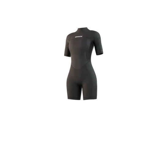 Load image into Gallery viewer, Womens Brand 3/2mm Shorty Back Zip - Black - 2024
