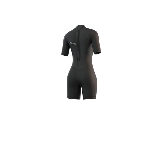 Load image into Gallery viewer, Womens Brand 3/2mm Shorty Back Zip - Black - 2024
