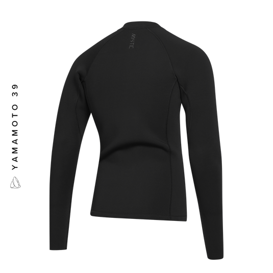 Majestic Surf Jacket L/S 2mm Fzip - Black - 2024