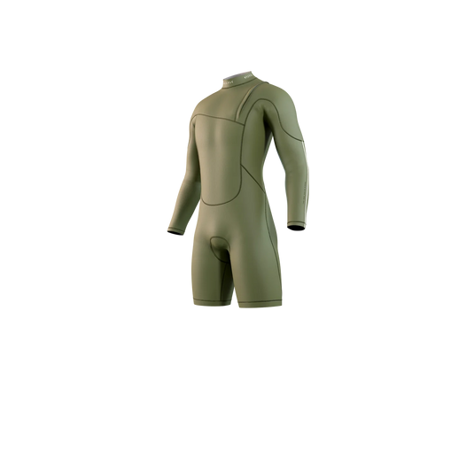 The One Longarm Shorty 3/2 Zipfree - Moss - 2025