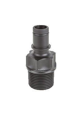 Eight.3 - 1 in. NPT Thread To 3/4 in. Flow-Rite Quick Connect Adaptor - 2027