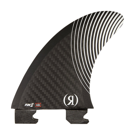 4" - Floating Fin-S 2.0 - Pivot - Left Surf Fin - Carbon - 2026