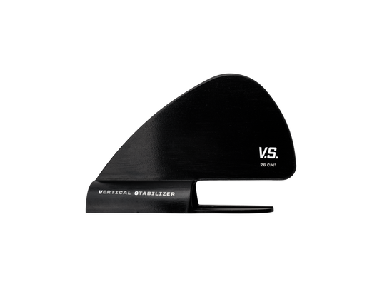 Alloy - Vertical Stabilizer - Black / White 26cm - 2026