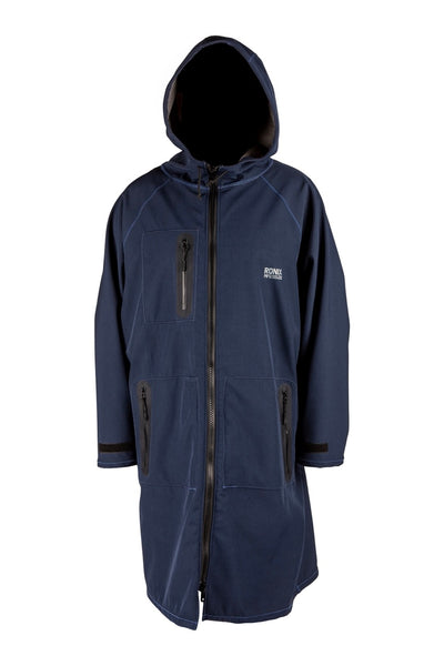 Ronix - Head Honcho Poncho - Wet / Dry Zip Up - Navy Blue / Grey