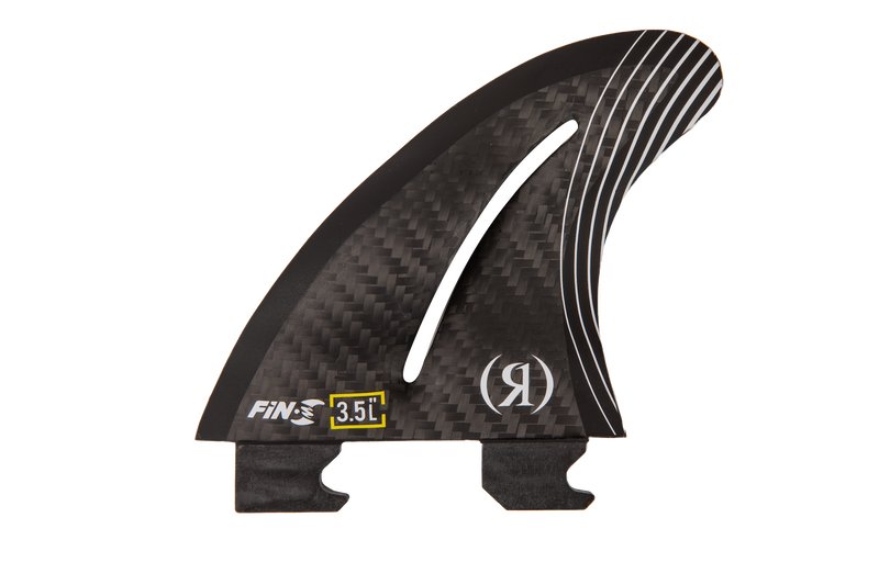Load image into Gallery viewer, 4.0 in. - Fin-S 2.0 - Flo Thru - Right Surf Fin - Carbon - 2025
