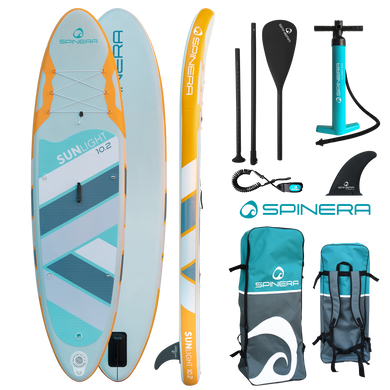 Sun Light iSUP ULT - w/ ALU Paddle, Leash, Pump & Bag - 10ft2