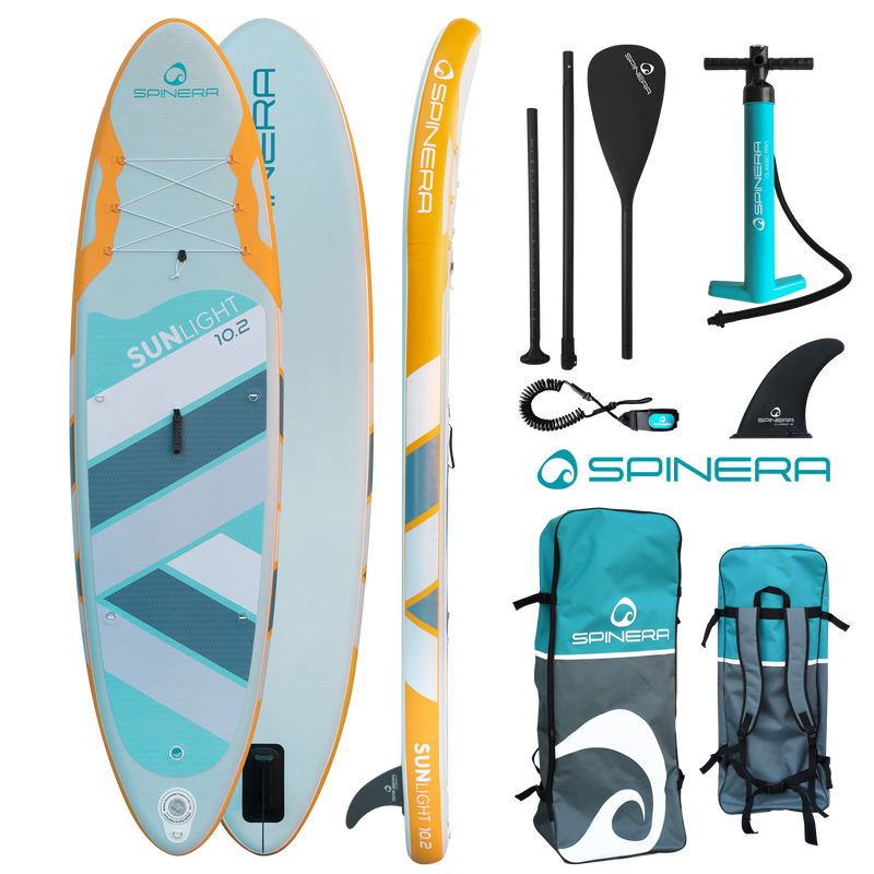 Load image into Gallery viewer, Sun Light iSUP ULT - w/ ALU Paddle, Leash, Pump &amp; Bag - 10ft2
