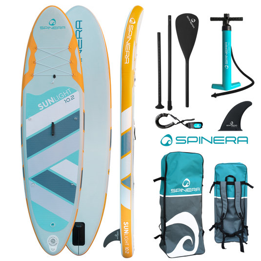 Sun Light iSUP ULT - w/ ALU Paddle, Leash, Pump & Bag - 10ft2