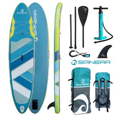 Sun Light iSUP ULT - w/ ALU Paddle, Leash, Pump & Bag - 11ft0