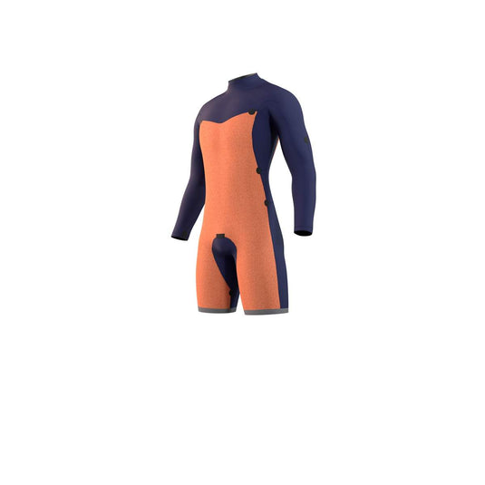 Star 3/2mm Front Zip Longarm Shorty - Black - 2024