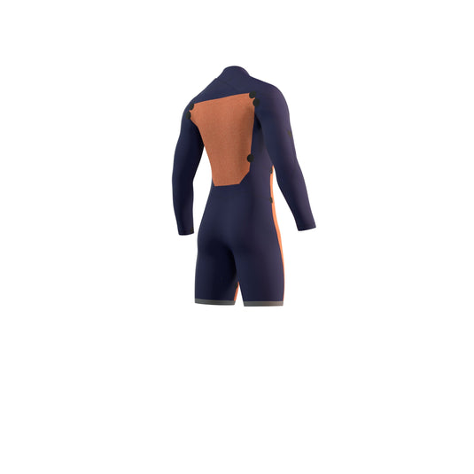 Star 3/2mm Front Zip Longarm Shorty - Black - 2024