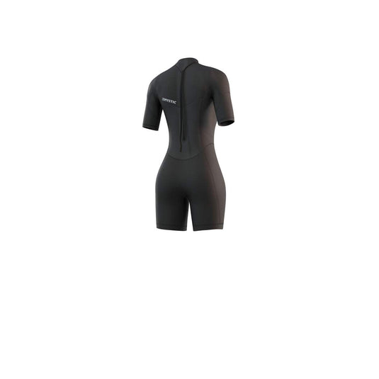 Womens Brand 3/2mm Shorty Back Zip - Black - 2024