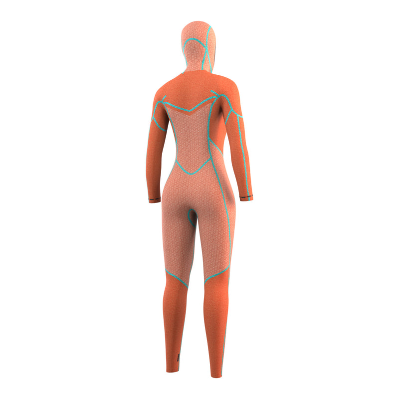 Load image into Gallery viewer, Gem Hooded Fullsuit 6/4/3mm Front Zip - Black - 2025
