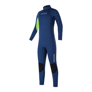 Star 3/2mm Fullsuit Back Zip Junior - Navy/Lime - 2024