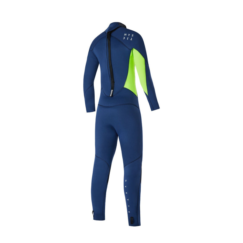 Load image into Gallery viewer, Star 5/4mm Fullsuit Back Zip Junior - Navy/Lime - 2024
