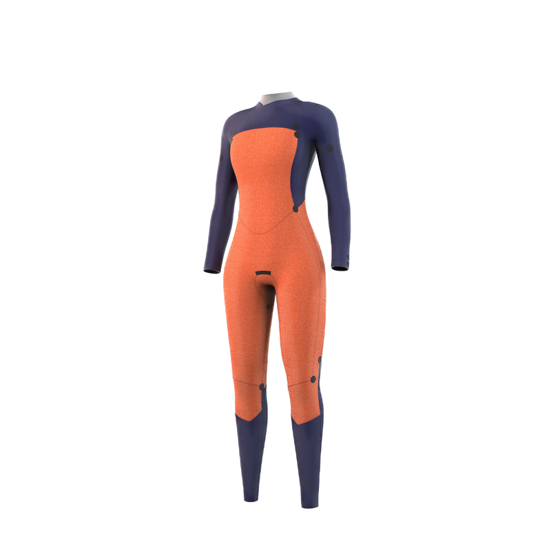 Load image into Gallery viewer, Dazzled Fullsuit 5/3mm Double Front Zip- Night Blue - 2024
