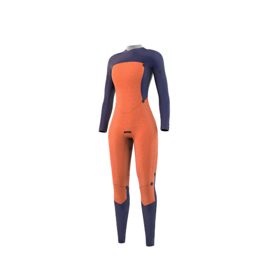 Dazzled Fullsuit 5/3mm Double Front Zip- Night Blue - 2024