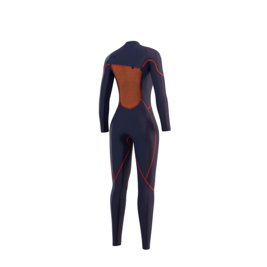 The One Fullsuit 4/3mm Zipfree Women - Black - 2023