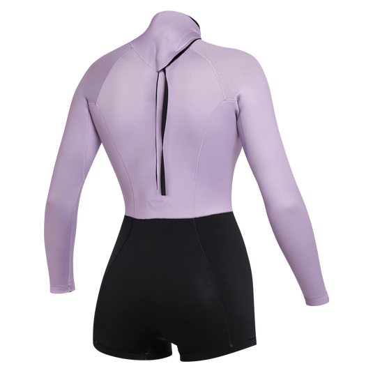 Lunar Longarm Shorty 2/2mm Bzip Women - Pink / Purple - 2025
