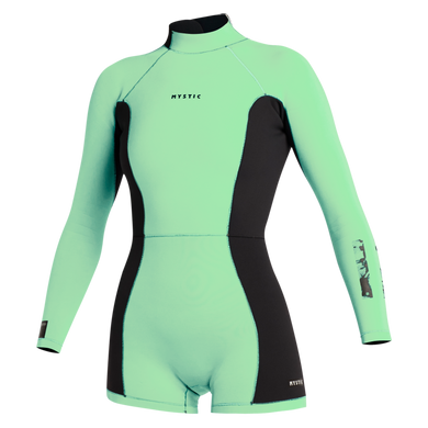 Lunar BK Longarm Shorty 2/2mm Bzip Women - Lime Green - 2024