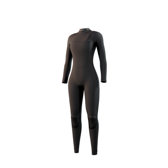 The One Fullsuit 3/2mm Zipfree Women - Black - 2024