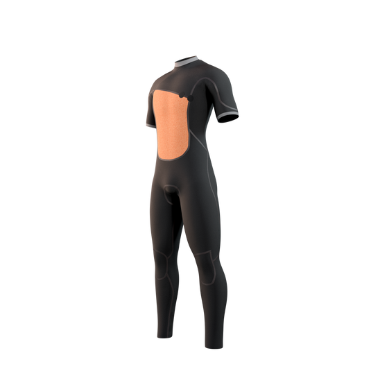 The One Shortarm 3/2mm Zipfree - Black - 2024