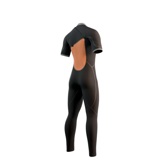 The One Shortarm 3/2mm Zipfree - Black - 2024