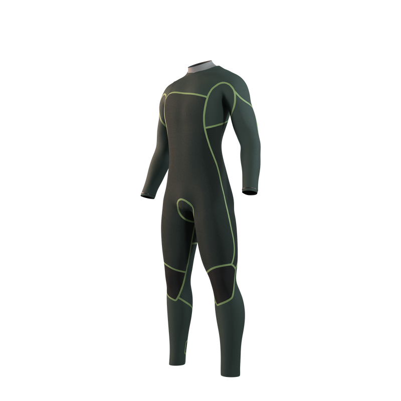 Load image into Gallery viewer, Evolve Fullsuit 4/3mm FrontZip Men - NATURAL FOAM - Black - 2025
