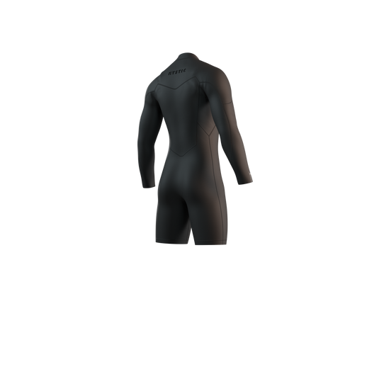 Motion Longarm Shorty 3/2mm Fzip - Black - 2025