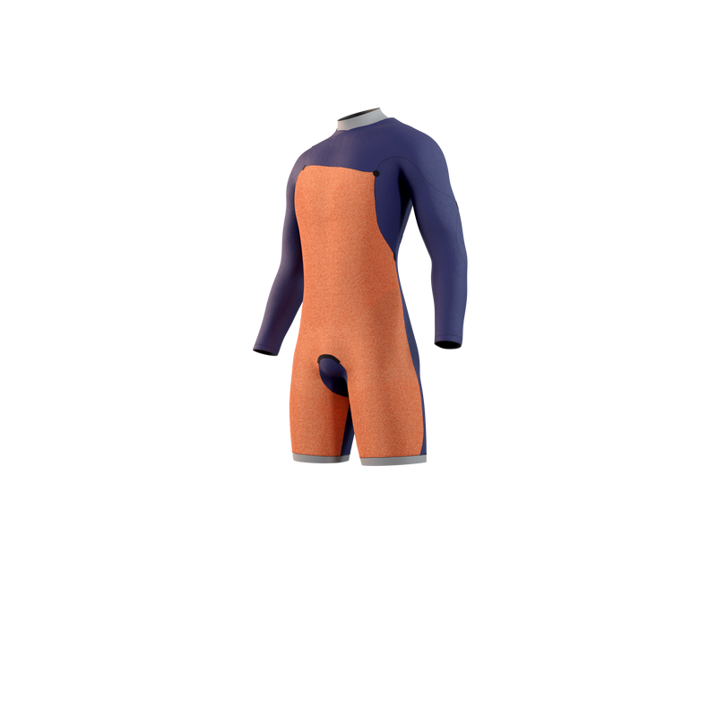 Load image into Gallery viewer, Star Longarm Shorty 3/2mm Fzip - Navy - 2025
