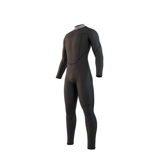 Brand Fullsuit 3/2mm BackZip Flatlock - Black - 2025