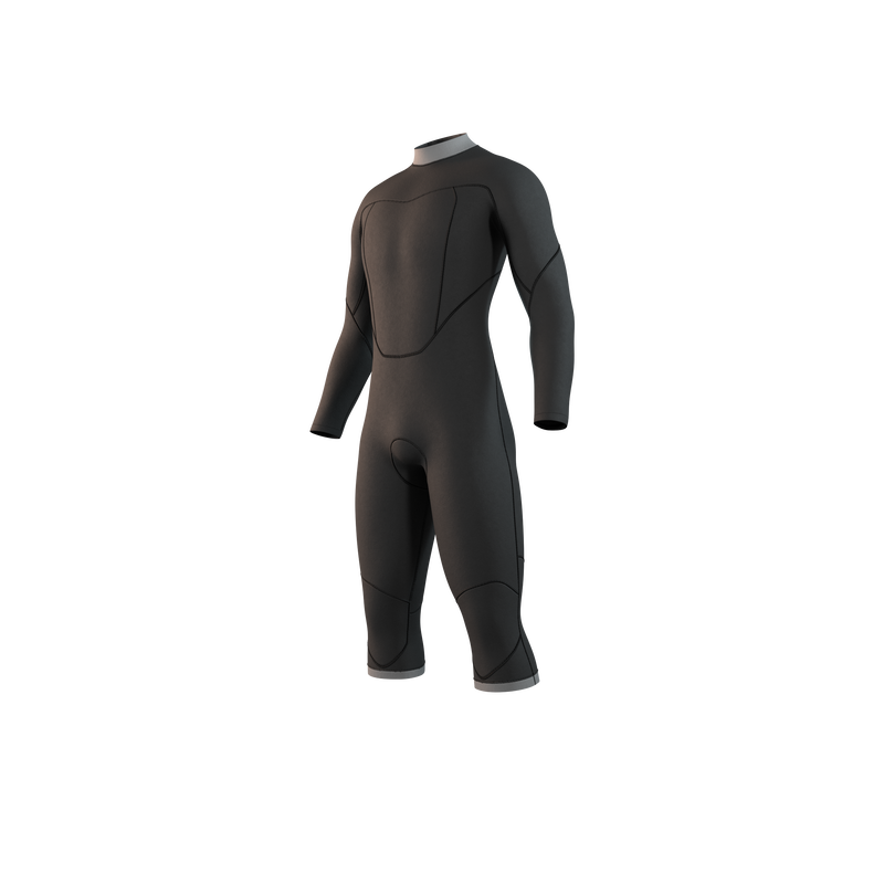 Load image into Gallery viewer, Brand Longarm Shortleg 3/2mm BackZip Flatlock - Black - 2025
