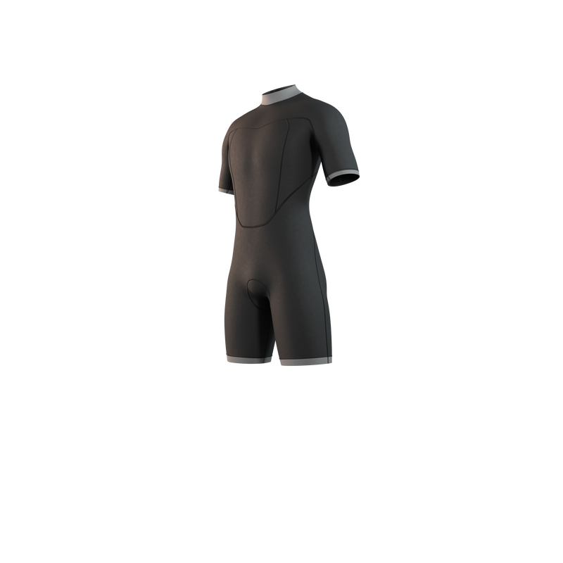 Load image into Gallery viewer, Brand Shorty 3/2mm BackZip Flatlock - Dark Olive - 2025
