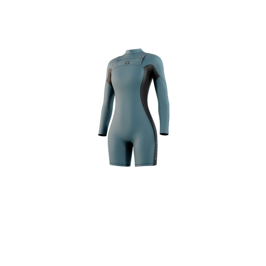 Haven Longarm Shorty 3/2mm Double Fzip Women - Teal - 2025