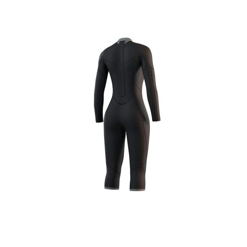 Load image into Gallery viewer, Brand Longarm Shortleg 3/2mm BackZip Flatlock Women - Black - 2025
