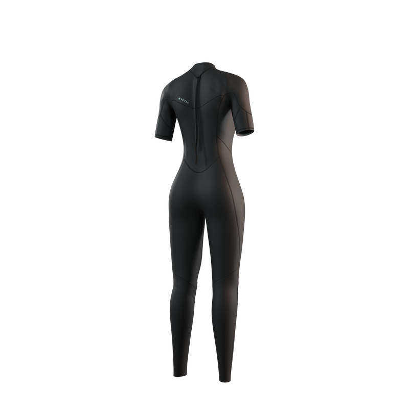 Load image into Gallery viewer, Brand Shortarm 3/2mm BackZip Flatlock Women - Black - 2025
