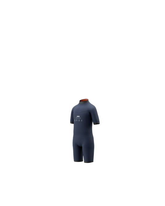 Star Shorty 3/2mm Bzip FL Kids - Navy / Orange - 2026