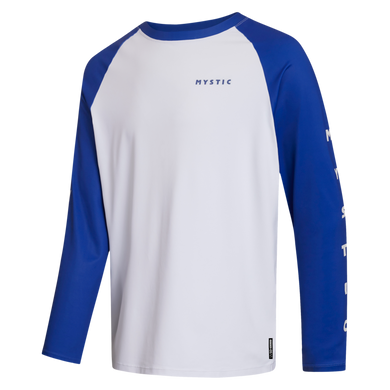 Bolt L/S Quickdry - White / Blue - 2024