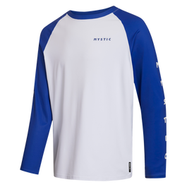 Bolt L/S Quickdry - White / Blue - 2024